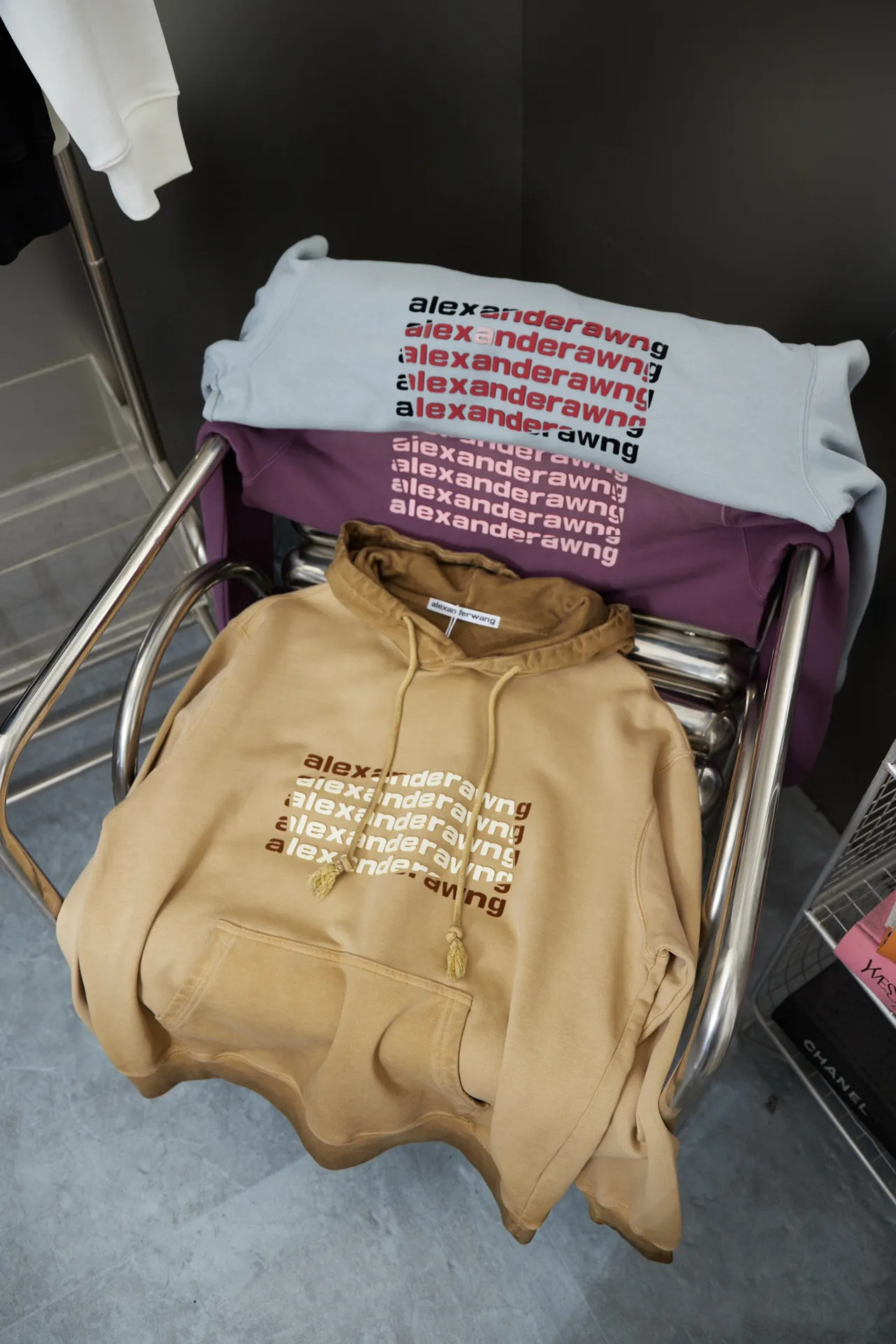 Alexanderawng 24SS New Arrival ：Gray/Yellow/Purple Size：S M L XL